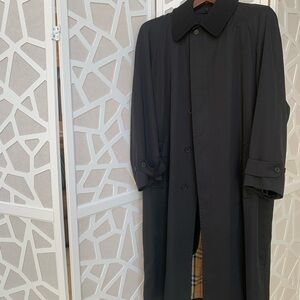 Burberry Men's Classic Black Trench Coat